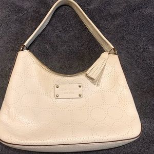 Kate Spade white satchel.